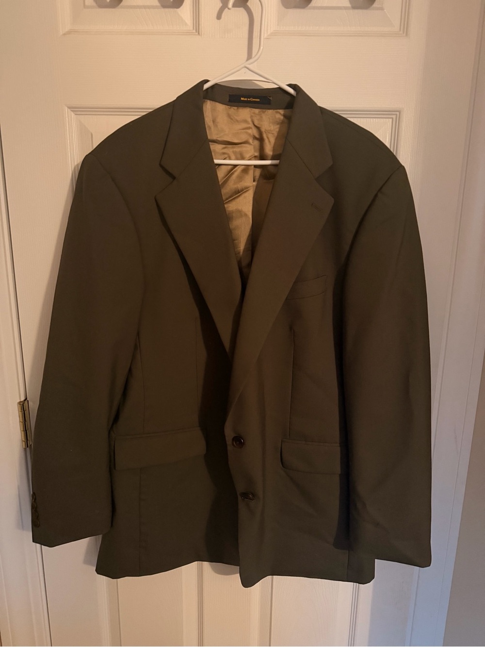 Vintage Ralph Lauren Men's Olive Green Sport Coat Blazer